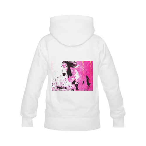 Animal ArtStudio 22916 Horse Women's Classic Hoodies (Model H07)