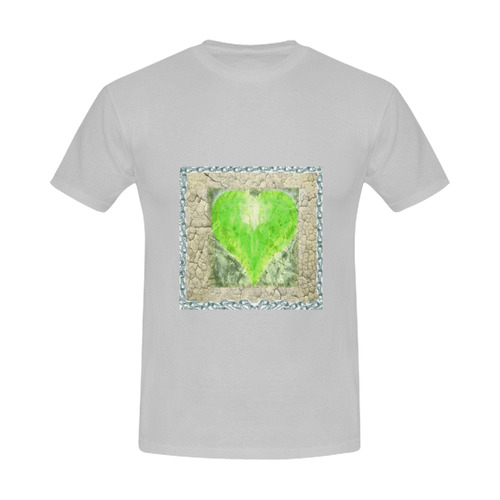 heart 8 Men's Slim Fit T-shirt (Model T13)