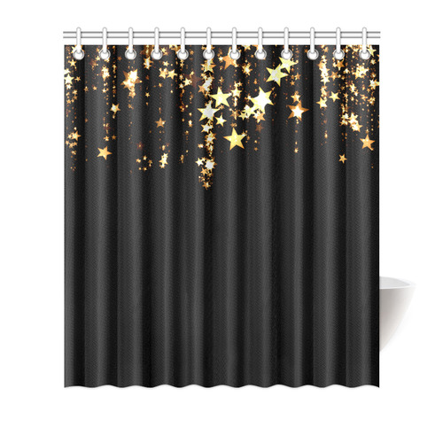 Christmas stars Shower Curtain 66"x72"