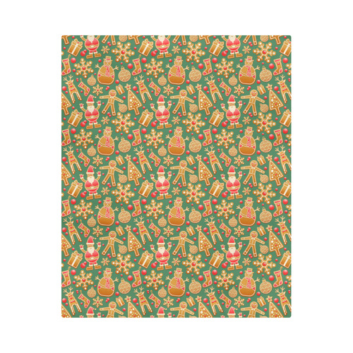 Christmas ginger pattern Duvet Cover 86"x70" ( All-over-print)