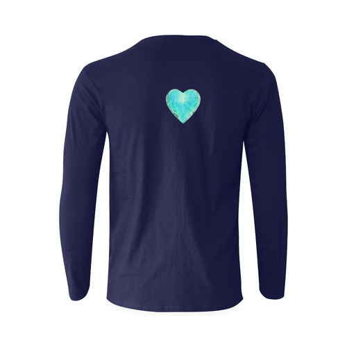 heart 2 Sunny Men's T-shirt (long-sleeve) (Model T08)