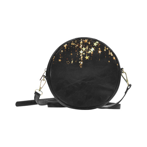 Christmas stars Round Sling Bag (Model 1647)