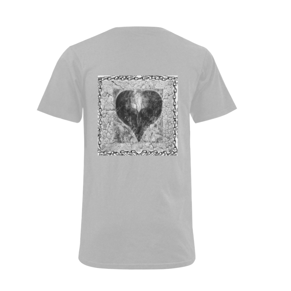 heart11 Men's V-Neck T-shirt (USA Size) (Model T10)