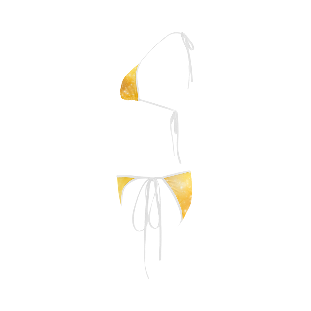 Gold stars Custom Bikini Swimsuit