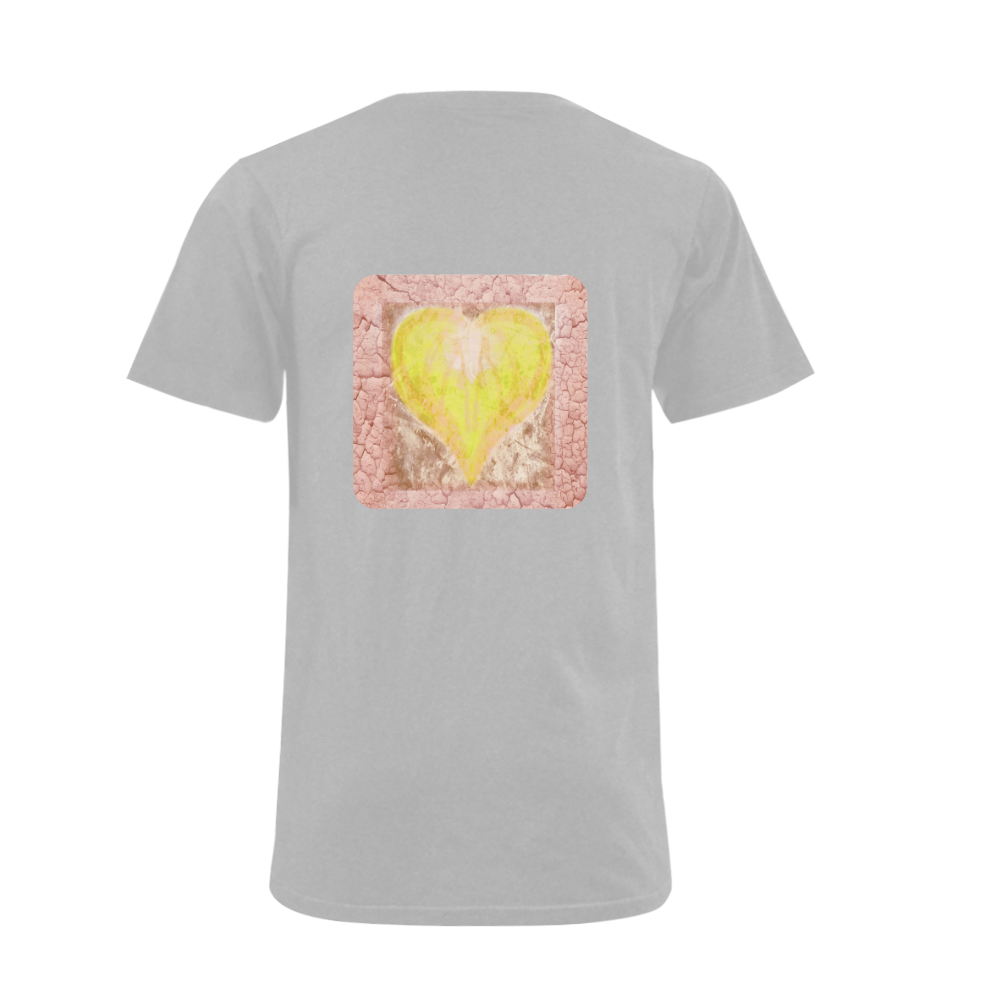heart 4 Men's V-Neck T-shirt (USA Size) (Model T10)
