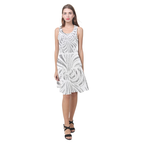 Ivory Spledor Atalanta Casual Sundress(Model D04)