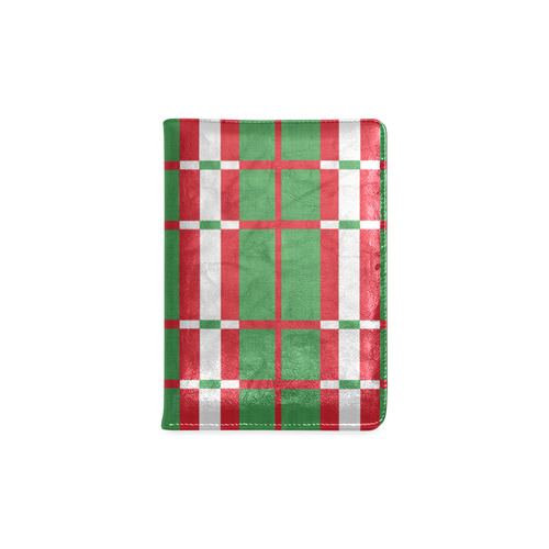 Christmas red and green pattern Custom NoteBook A5