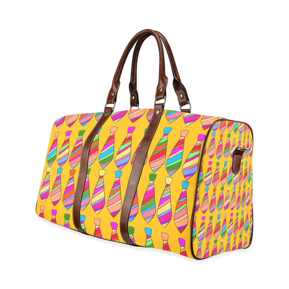 Popart Tie by Popart Lover Waterproof Travel Bag/Small (Model 1639)