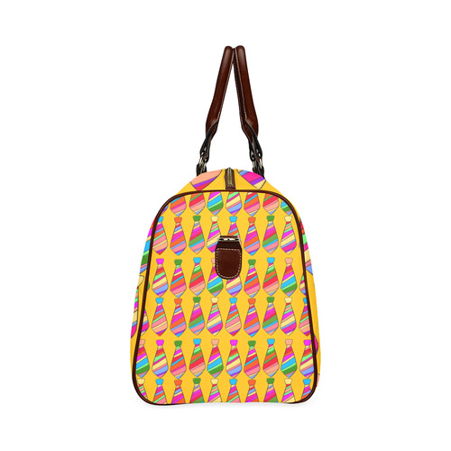 Popart Tie by Popart Lover Waterproof Travel Bag/Small (Model 1639)