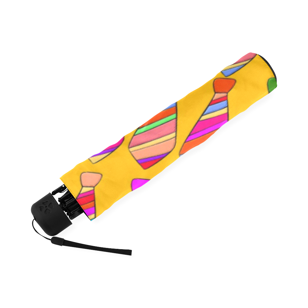 Popart Tie by Popart Lover Foldable Umbrella (Model U01)