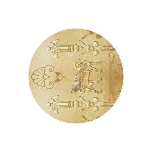 Wonderful egyptian sign in gold Round Mousepad