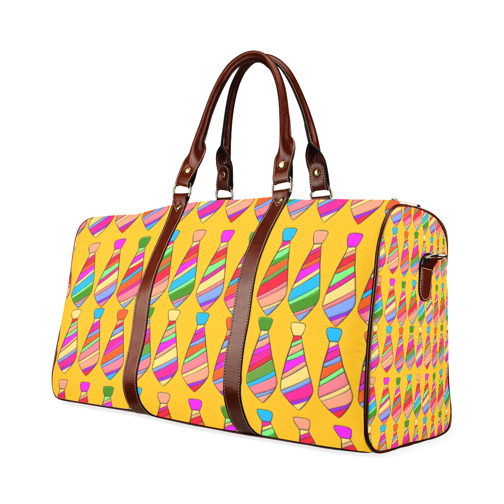 Popart Tie by Popart Lover Waterproof Travel Bag/Small (Model 1639)