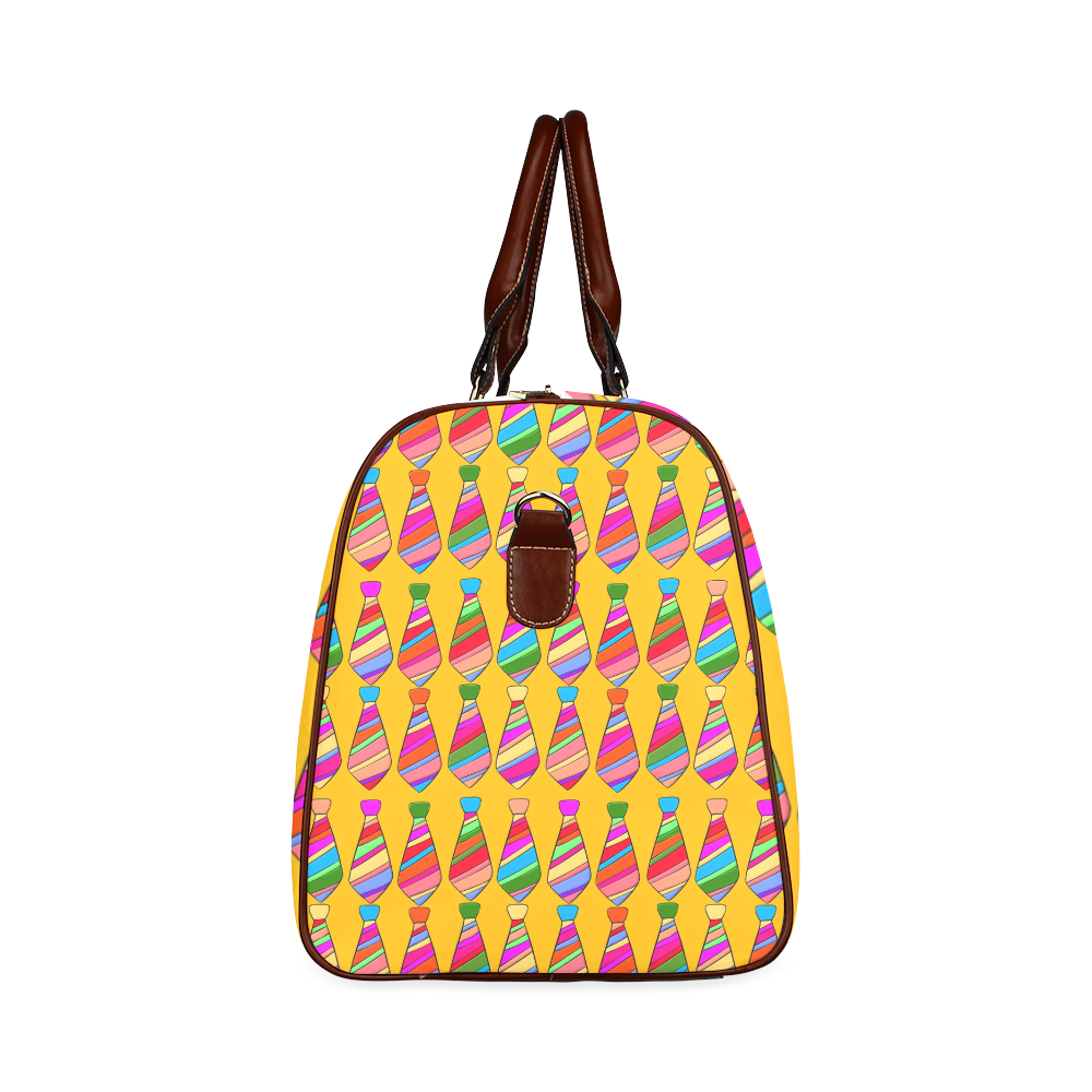 Popart Tie by Popart Lover Waterproof Travel Bag/Small (Model 1639)