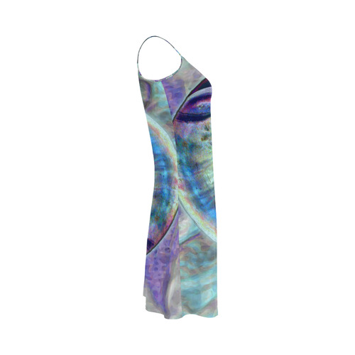 Wonderful Iridescent SHELL SNAIL Alcestis Slip Dress (Model D05)