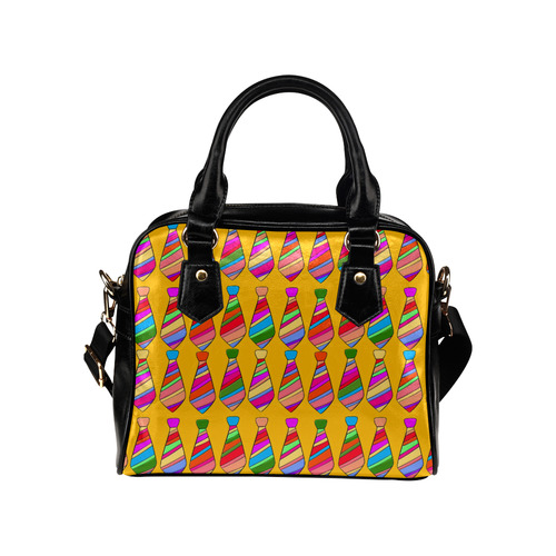 Popart Tie by Popart Lover Shoulder Handbag (Model 1634)