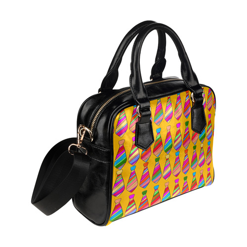 Popart Tie by Popart Lover Shoulder Handbag (Model 1634)