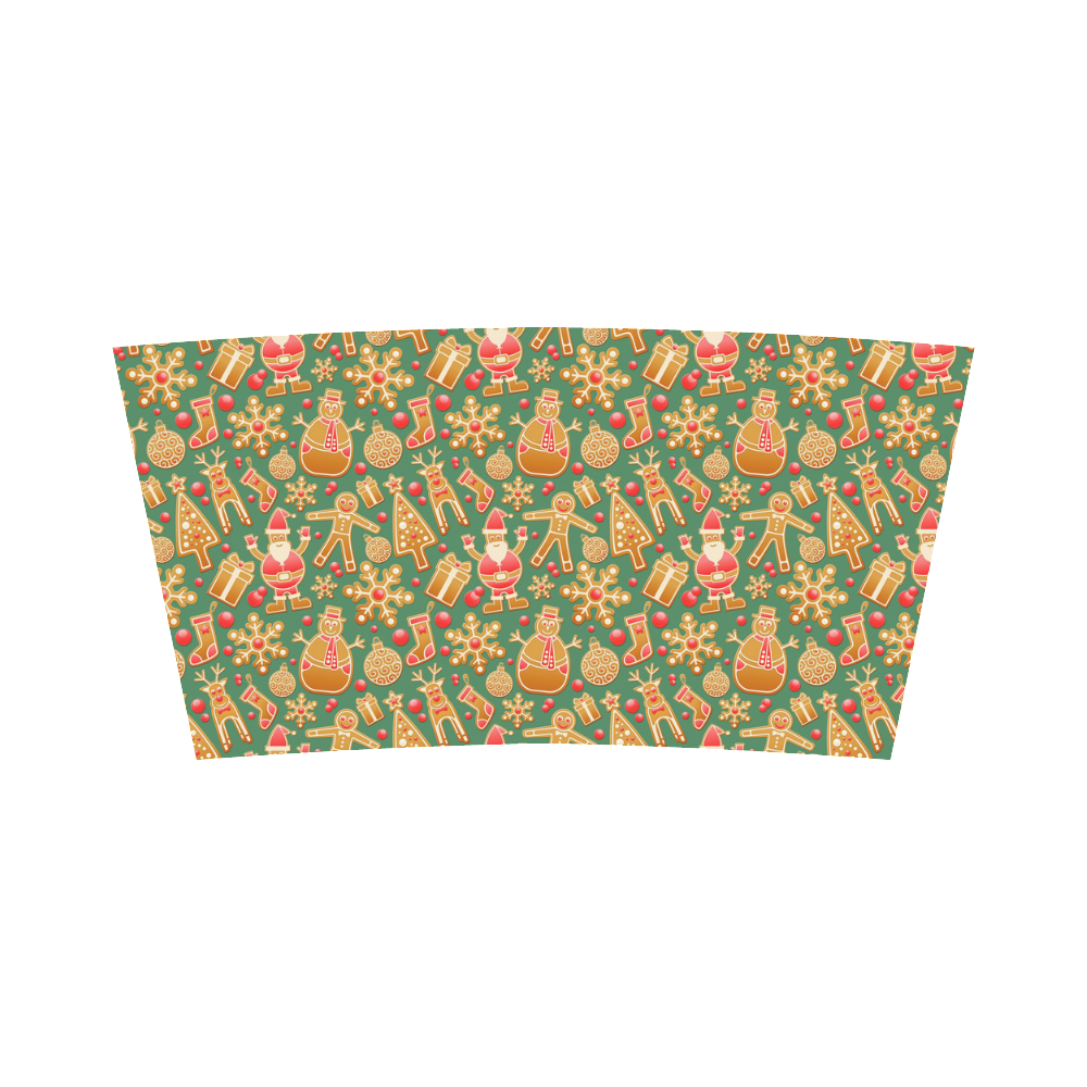 Christmas ginger pattern Bandeau Top