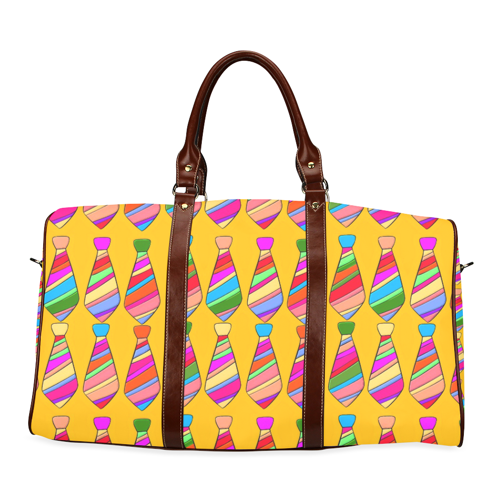 Popart Tie by Popart Lover Waterproof Travel Bag/Small (Model 1639)