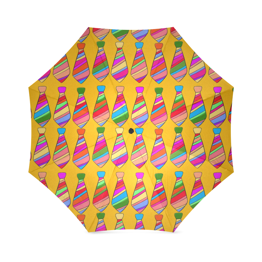 Popart Tie by Popart Lover Foldable Umbrella (Model U01)