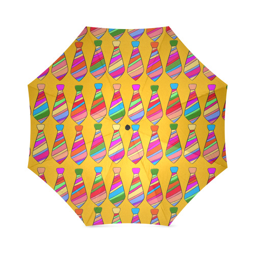 Popart Tie by Popart Lover Foldable Umbrella (Model U01)