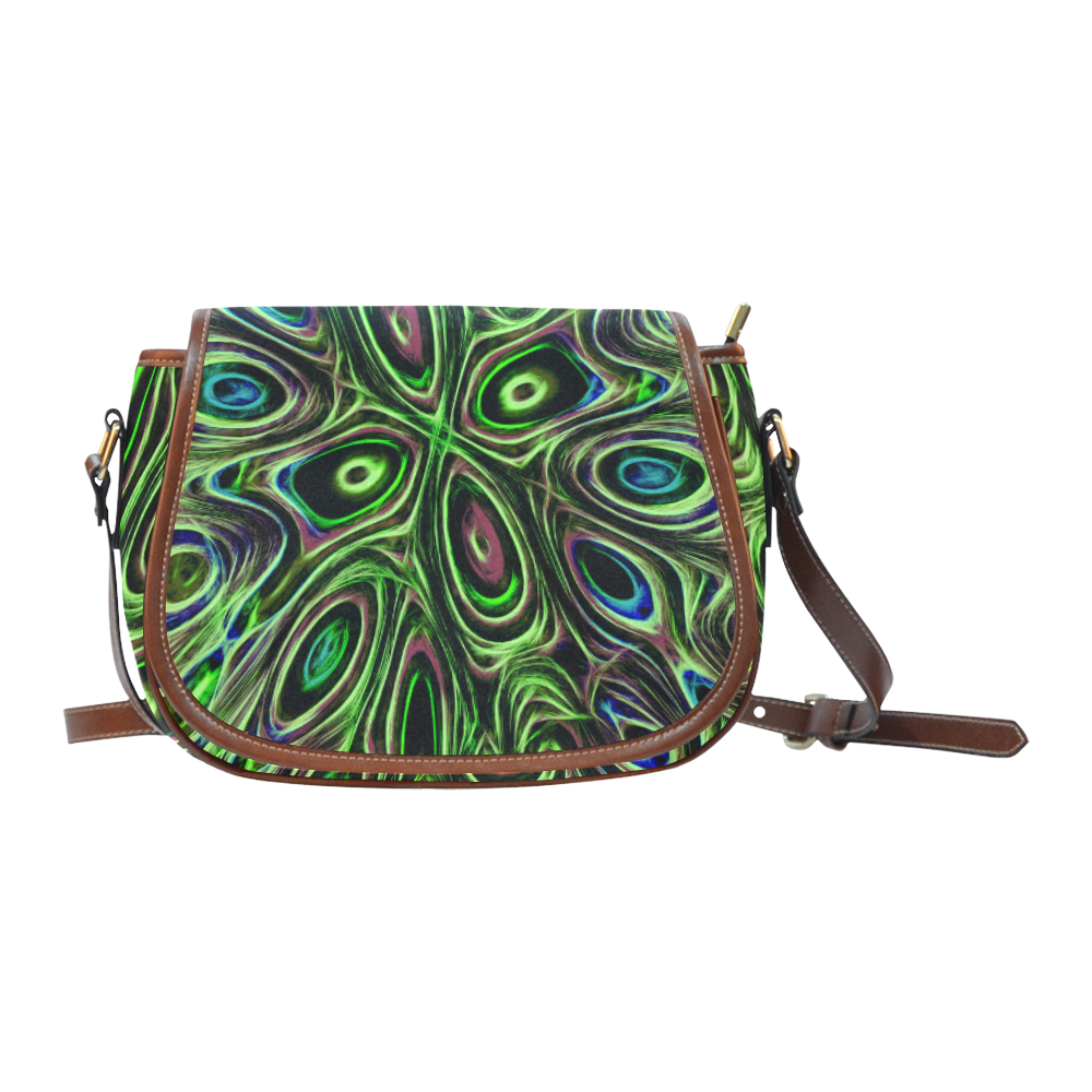 Peacock Strut III - Jera Nour Saddle Bag/Large (Model 1649)