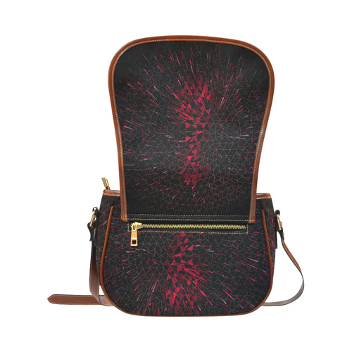 Space Explosion by Artdream Saddle Bag/Large (Model 1649)