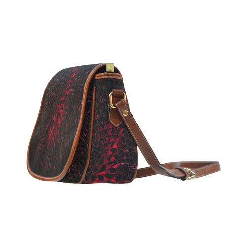 Space Explosion by Artdream Saddle Bag/Small (Model 1649) Full Customization