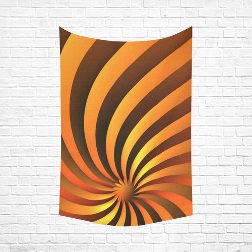 Sunrise Cotton Linen Wall Tapestry 60"x 90"