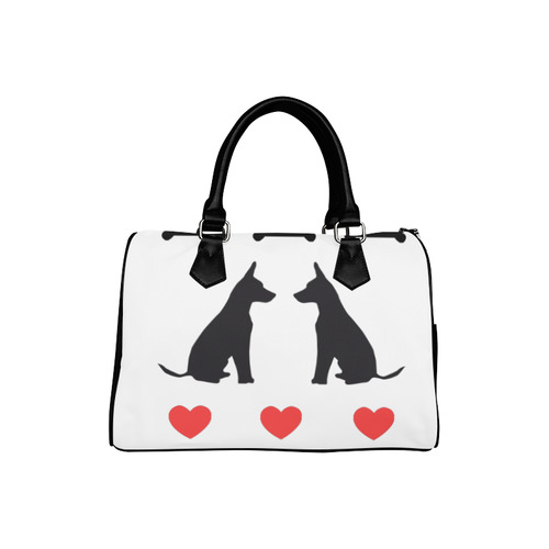 I Love Dogs Boston Handbag (Model 1621)