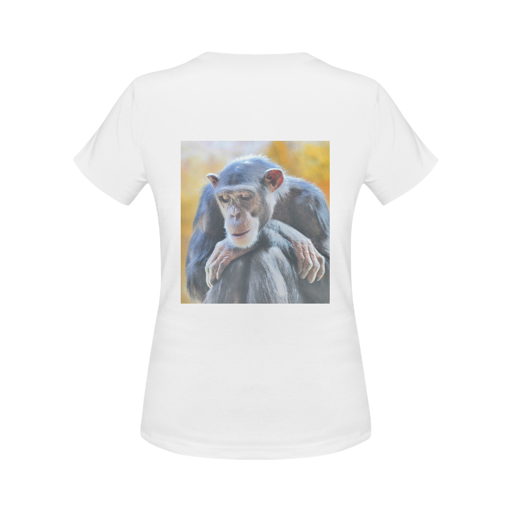 awesome chimp 1016 Women's Classic T-Shirt (Model T17）