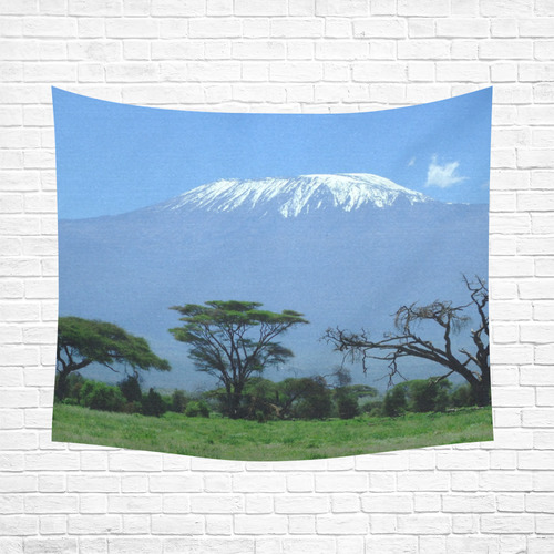 Africa_20160905 Cotton Linen Wall Tapestry 60"x 51"