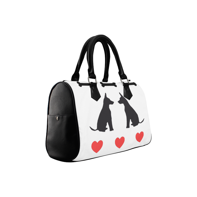 I Love Dogs Boston Handbag (Model 1621)