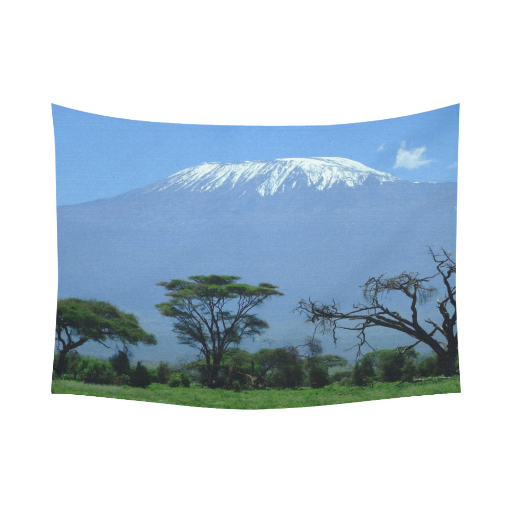 Africa_20160905 Cotton Linen Wall Tapestry 80"x 60"