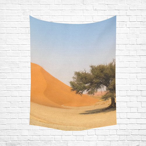 Africa_20160909 Cotton Linen Wall Tapestry 60"x 80"