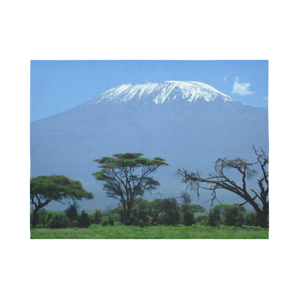 Africa_20160905 Cotton Linen Wall Tapestry 80"x 60"