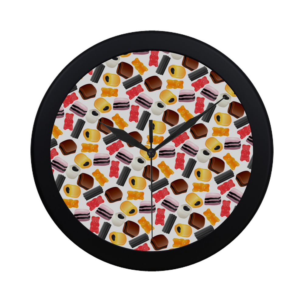 Yummy Circular Plastic Wall clock