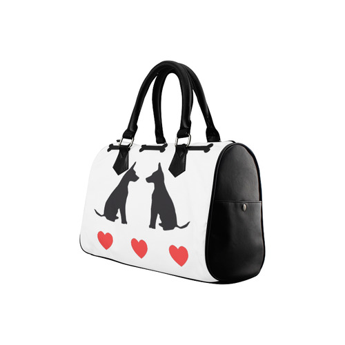 I Love Dogs Boston Handbag (Model 1621)