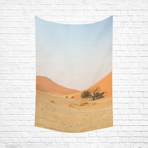 Africa_20160910 Cotton Linen Wall Tapestry 60"x 90"