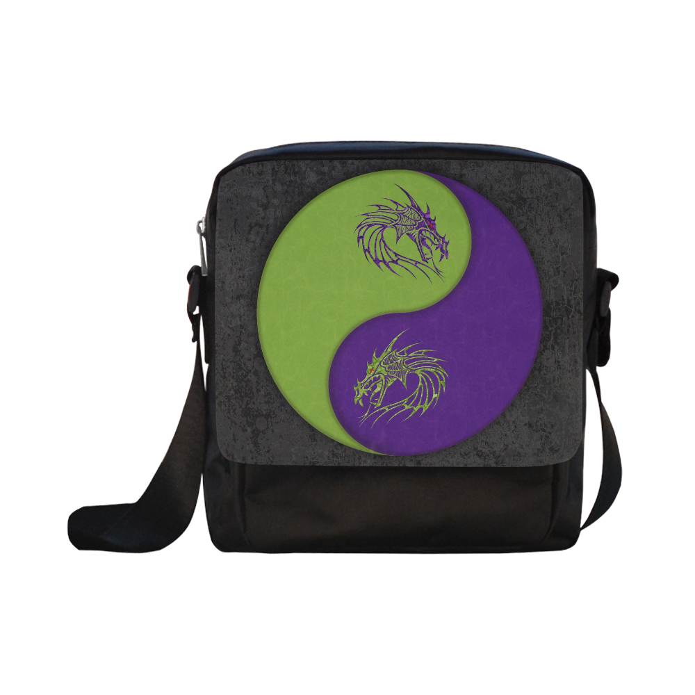 yin yang dragons Crossbody Nylon Bags (Model 1633)