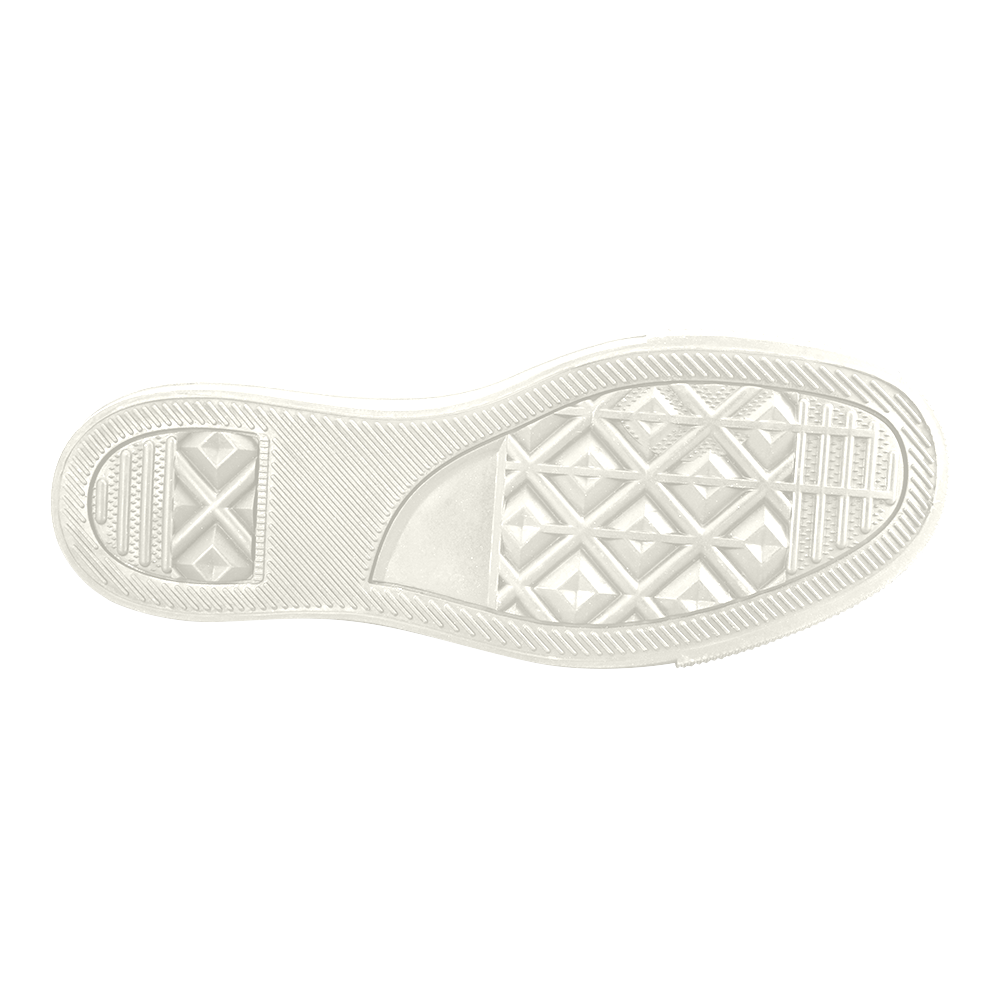 White Lace Fine Fractal Art Women's Slip-on Canvas Shoes (Model 019)