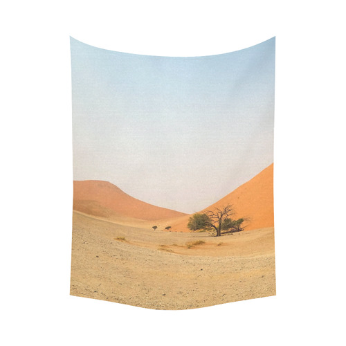 Africa_20160910 Cotton Linen Wall Tapestry 60"x 80"