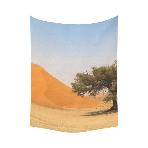 Africa_20160909 Cotton Linen Wall Tapestry 60"x 80"
