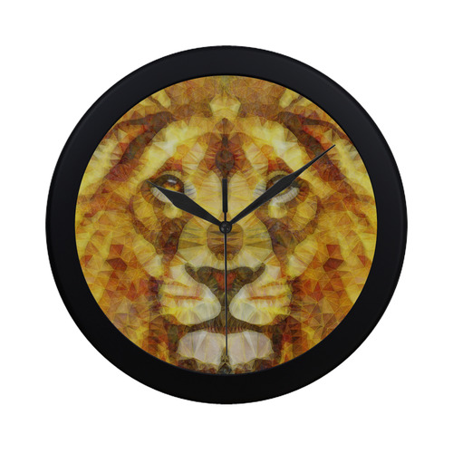 lion Circular Plastic Wall clock