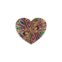 Peacock Strut II - Jera Nour Heart Coaster