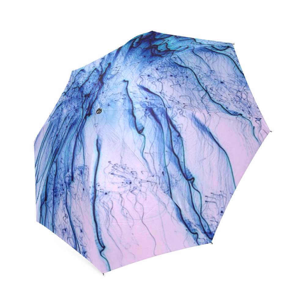 special fireworks blue Foldable Umbrella (Model U01)