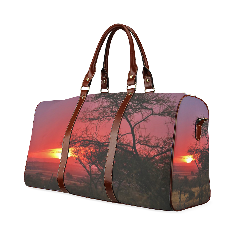 Africa_20160902 Waterproof Travel Bag/Small (Model 1639)
