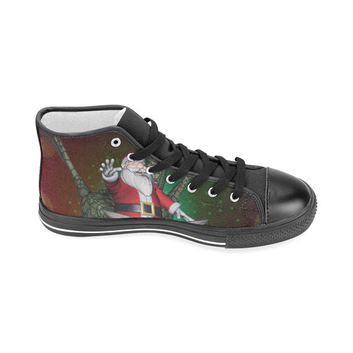 Santa Claus with dragon Men’s Classic High Top Canvas Shoes (Model 017)