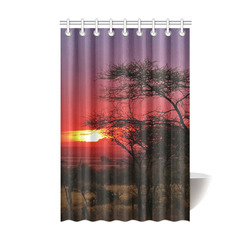 Africa_20160902 Shower Curtain 48"x72"