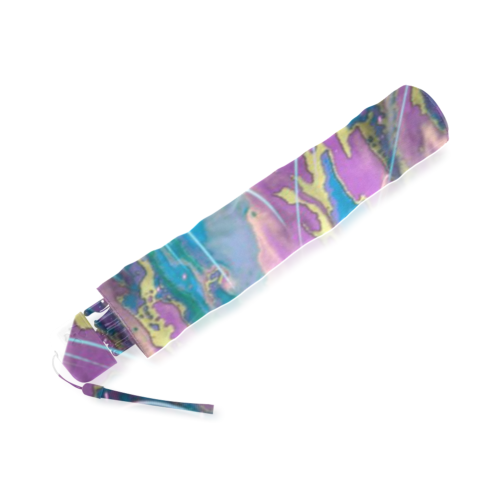 abstract fireworks Foldable Umbrella (Model U01)