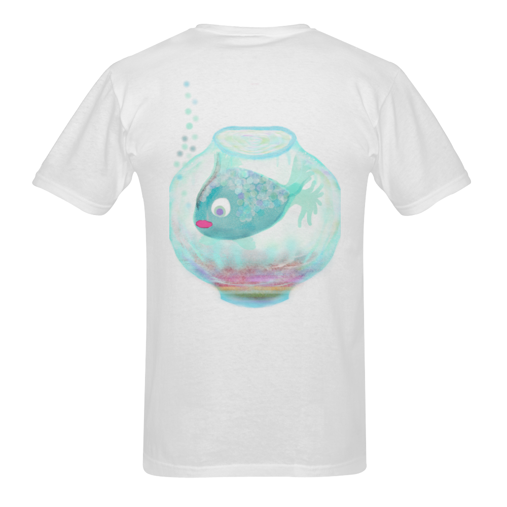 fish 2 Sunny Men's T- shirt (Model T06)